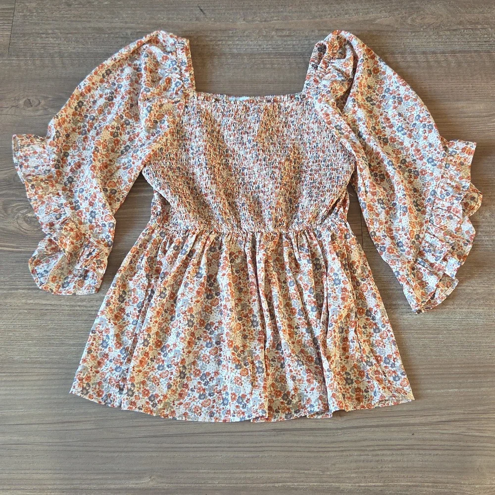Hayden Multicolor Floral Top - Picture 1 of 5